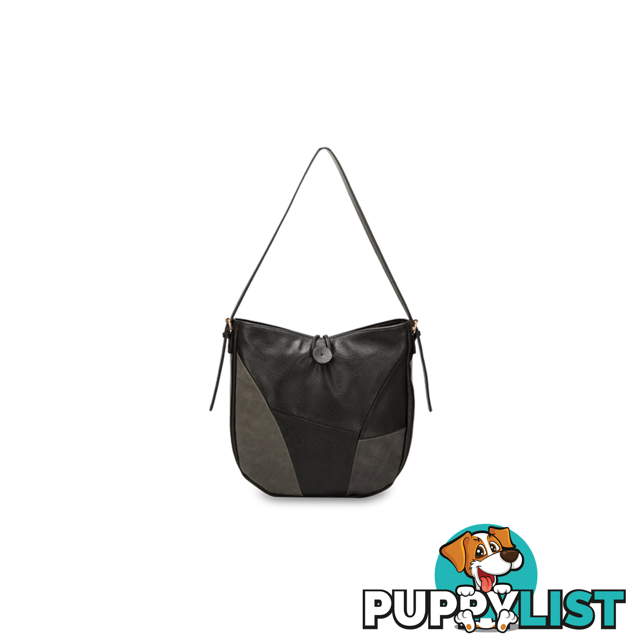 ELARA Black Patch Fashion Womens Handbag