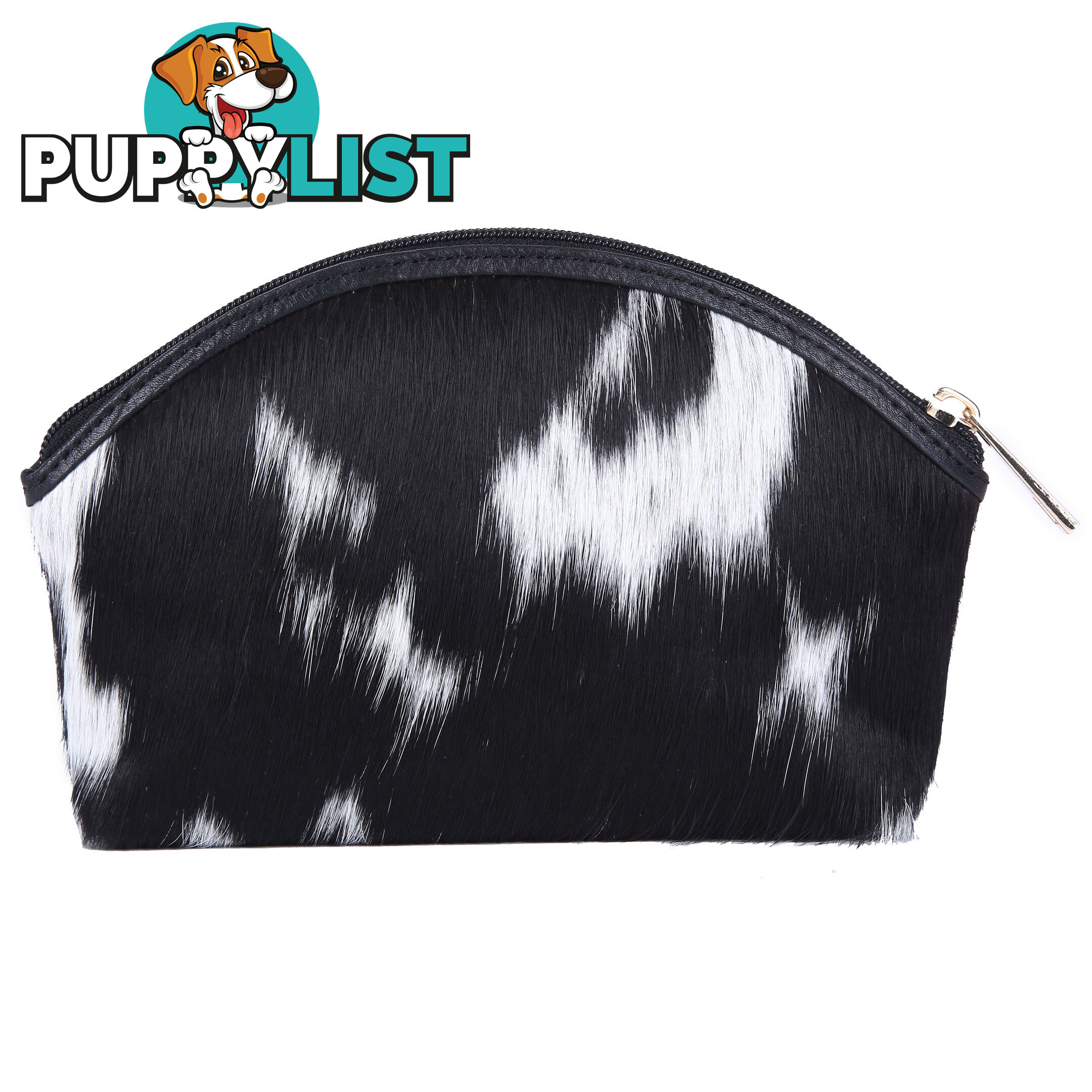 ASHTON White Cowhide Clutch Coin Purse