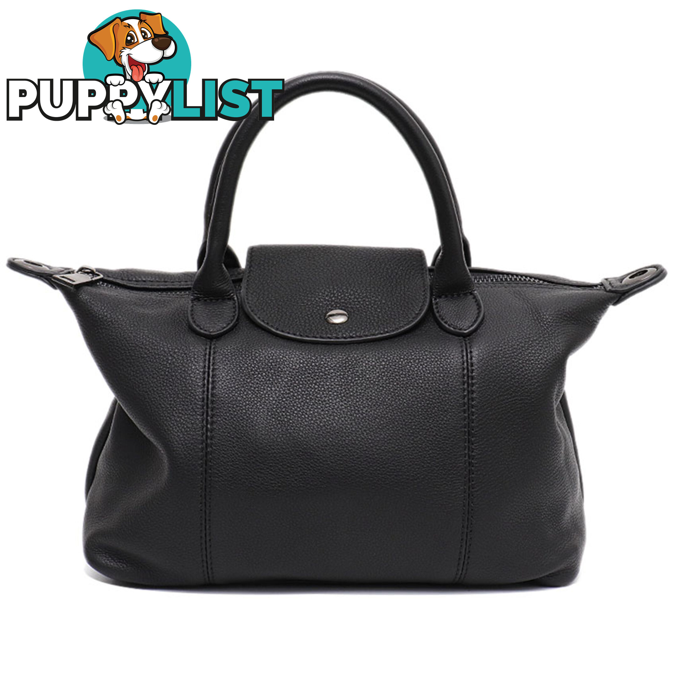 DREAMY BLACK GENUINE LEATHER WOMENS HANDBAG