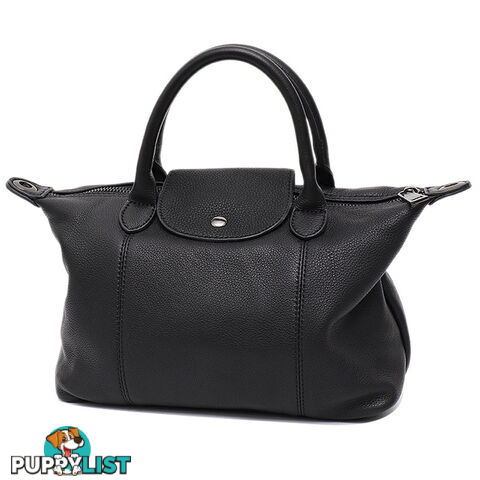 DREAMY BLACK GENUINE LEATHER WOMENS HANDBAG