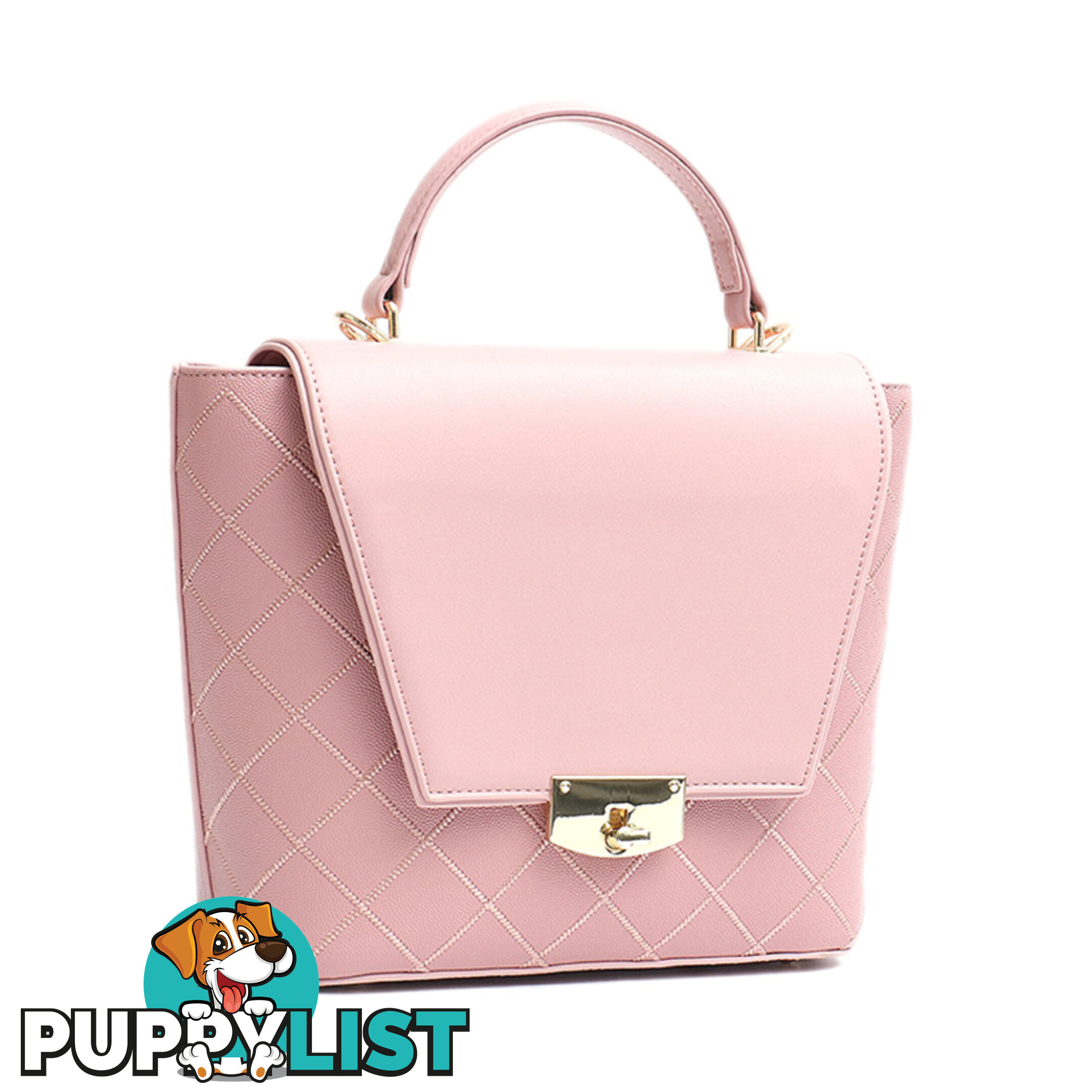 ARABELLA PINK VEGAN LEATHER LADIES HANDBAG