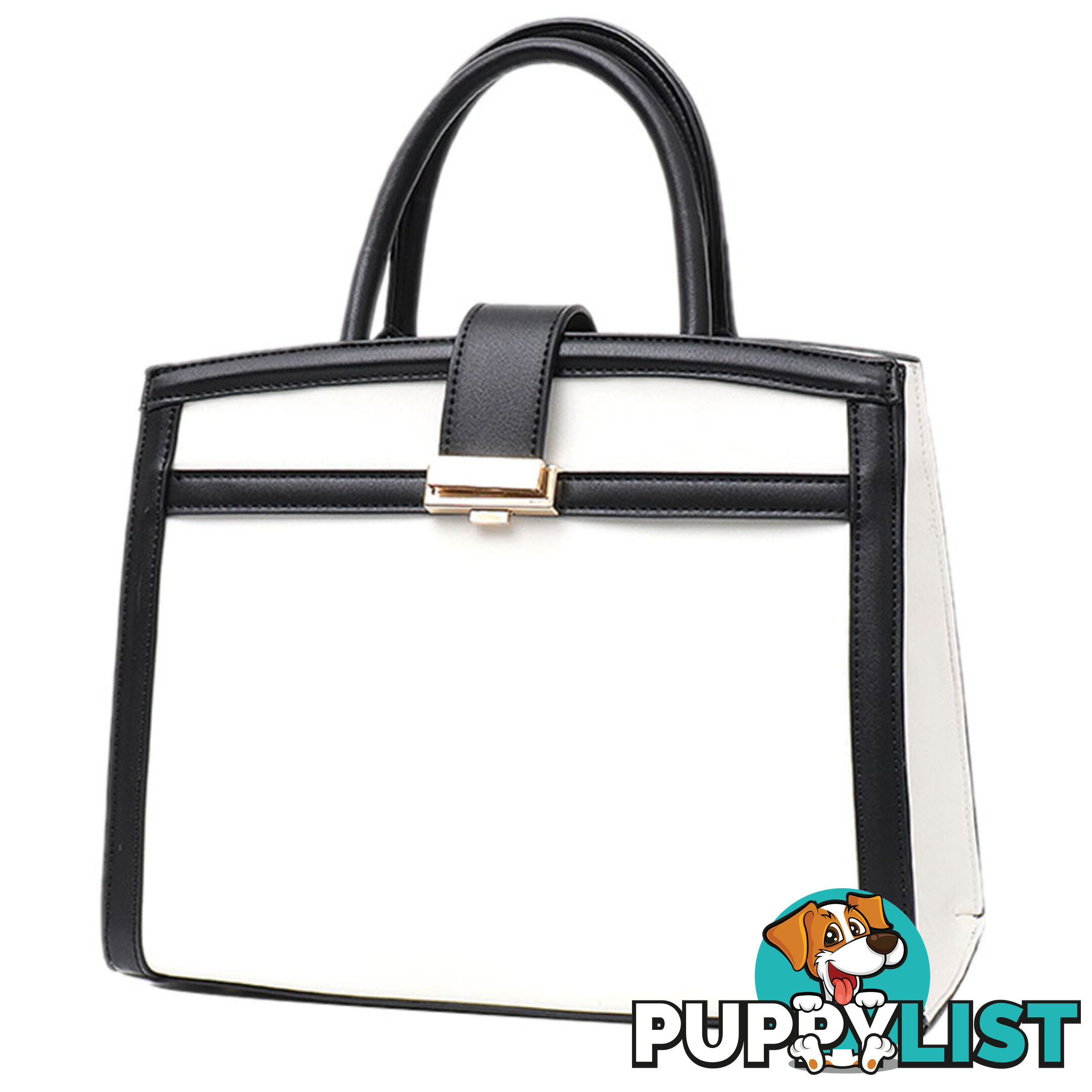 BINKO BLACK FAUX LEATHER WOMENS HANDBAG