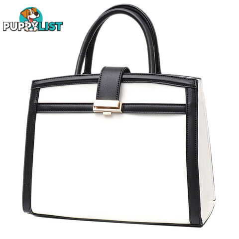 BINKO BLACK FAUX LEATHER WOMENS HANDBAG