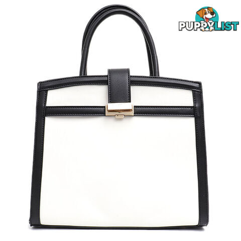 BINKO BLACK FAUX LEATHER WOMENS HANDBAG