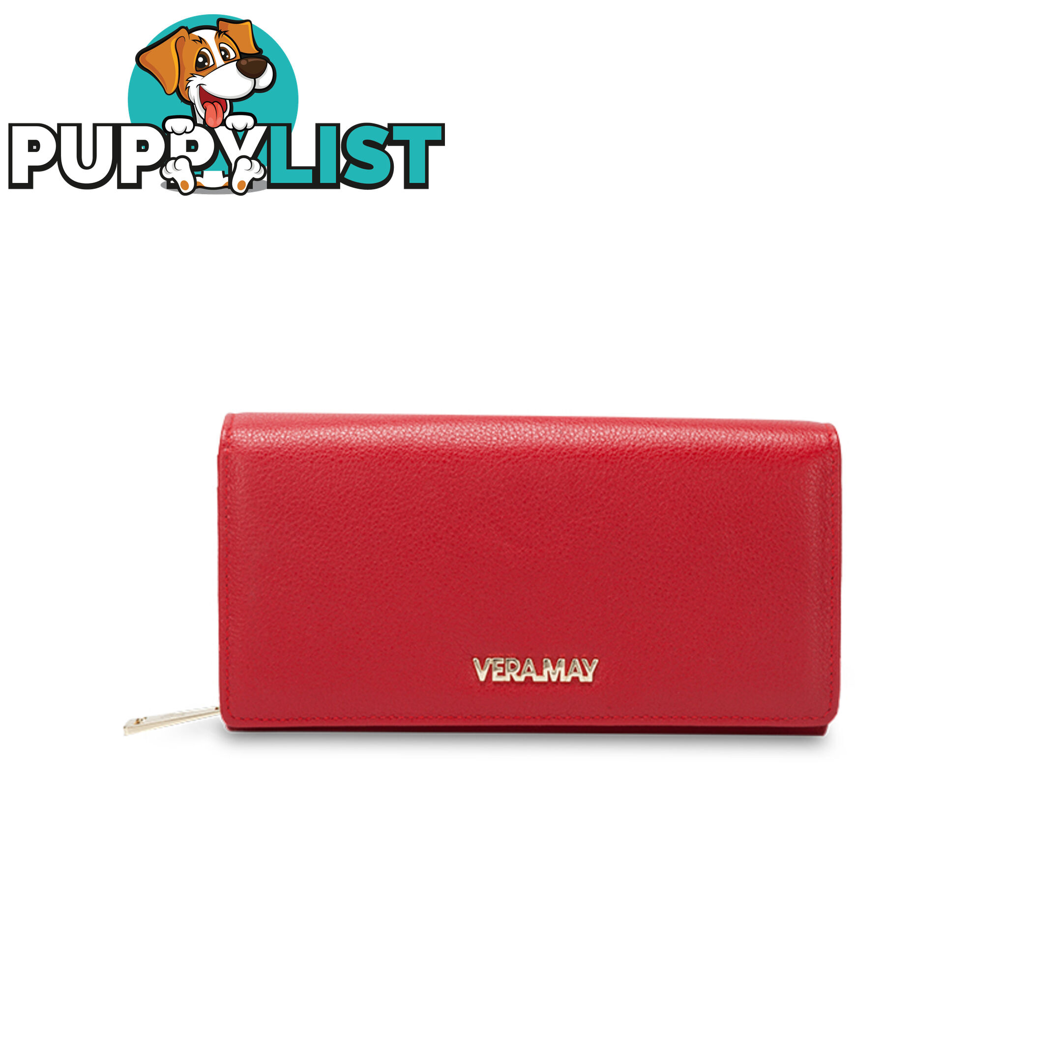 LW3LS Red Genuine Leather Wallet