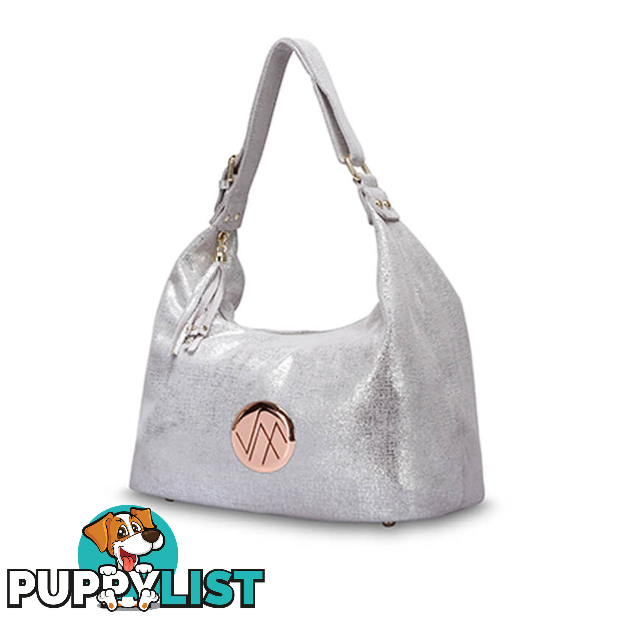 ERIKA Silver Women Handbag