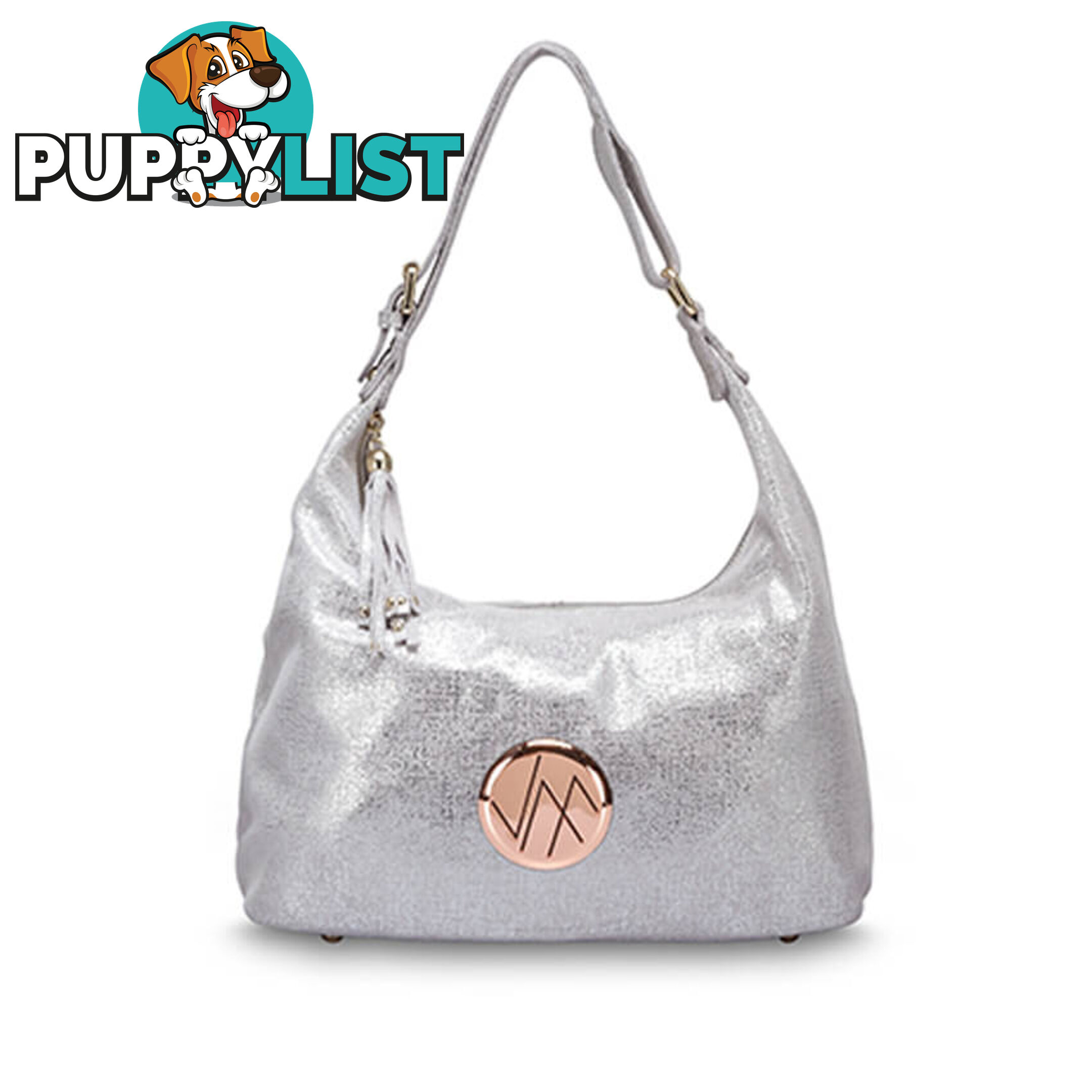 ERIKA Silver Women Handbag