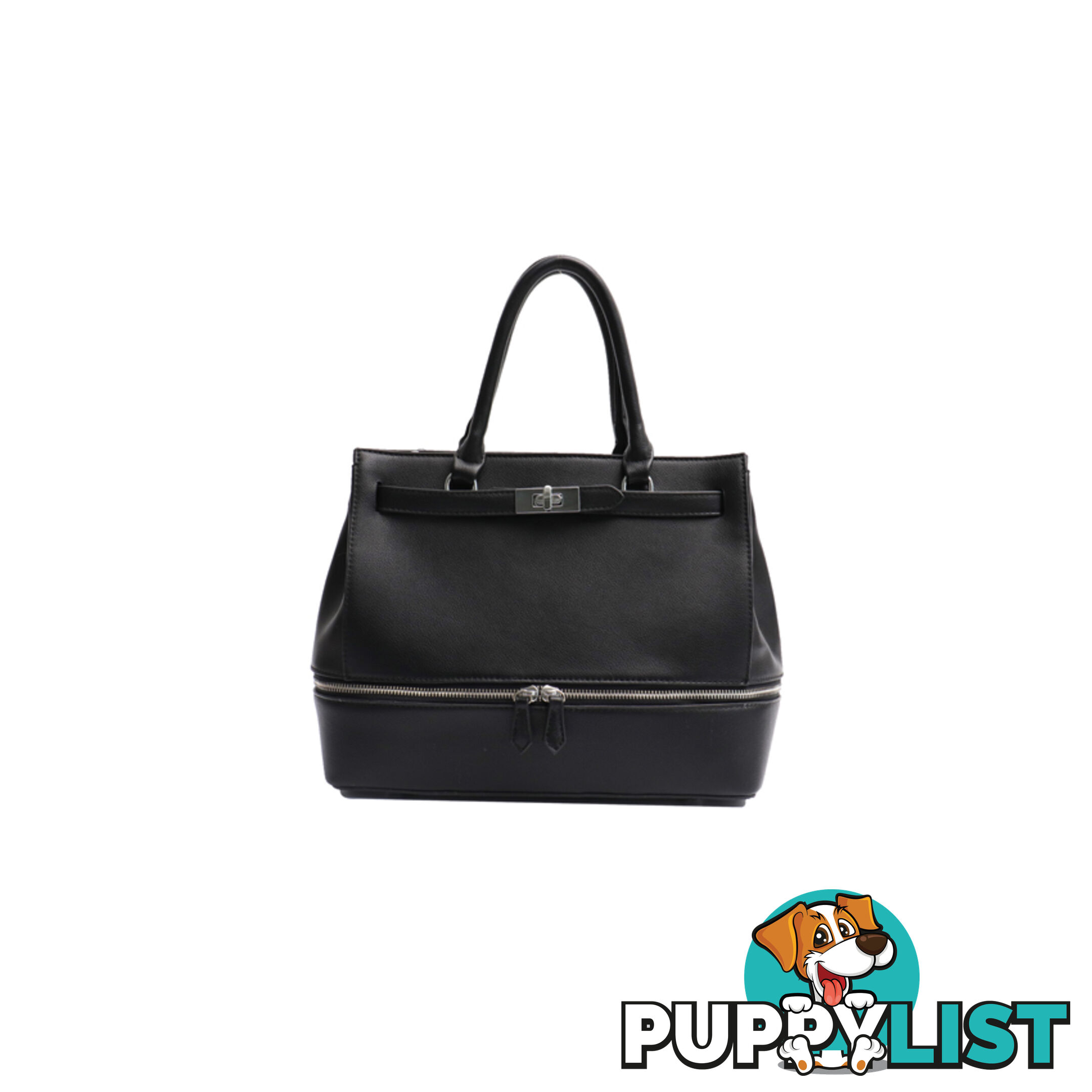 CATH BLACK VEGAN LEATHER LADIES HANDBAG