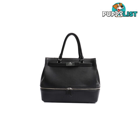 CATH BLACK VEGAN LEATHER LADIES HANDBAG