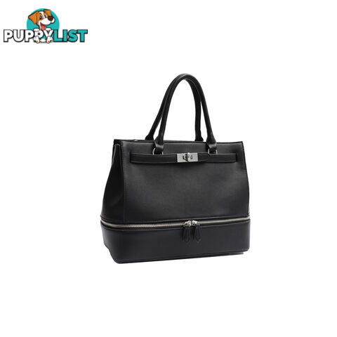 CATH BLACK VEGAN LEATHER LADIES HANDBAG