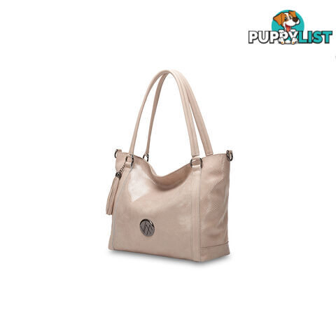 TOSCA Natural Womens Genuine Leather Tote Bag