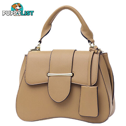 FREE TAUPE VEGAN LEATHER WOMENS HANDBAG