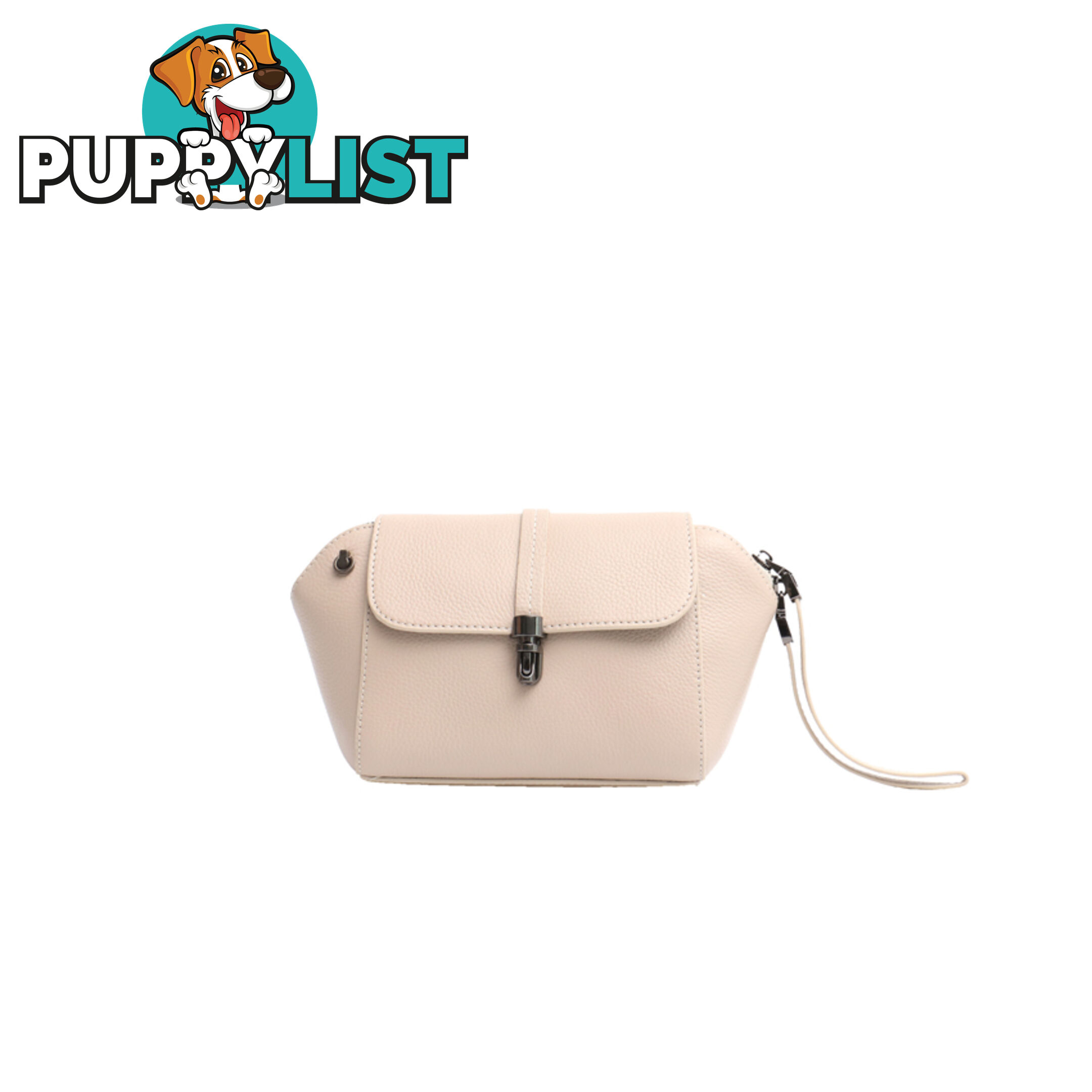 KARMEL BEIGE GENUINE LEATHER LADIES SMALL HANDBAG