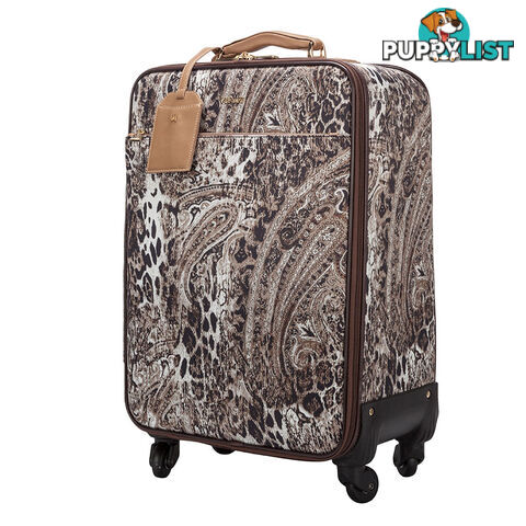 Broome Leopard Trolley Travel Bag