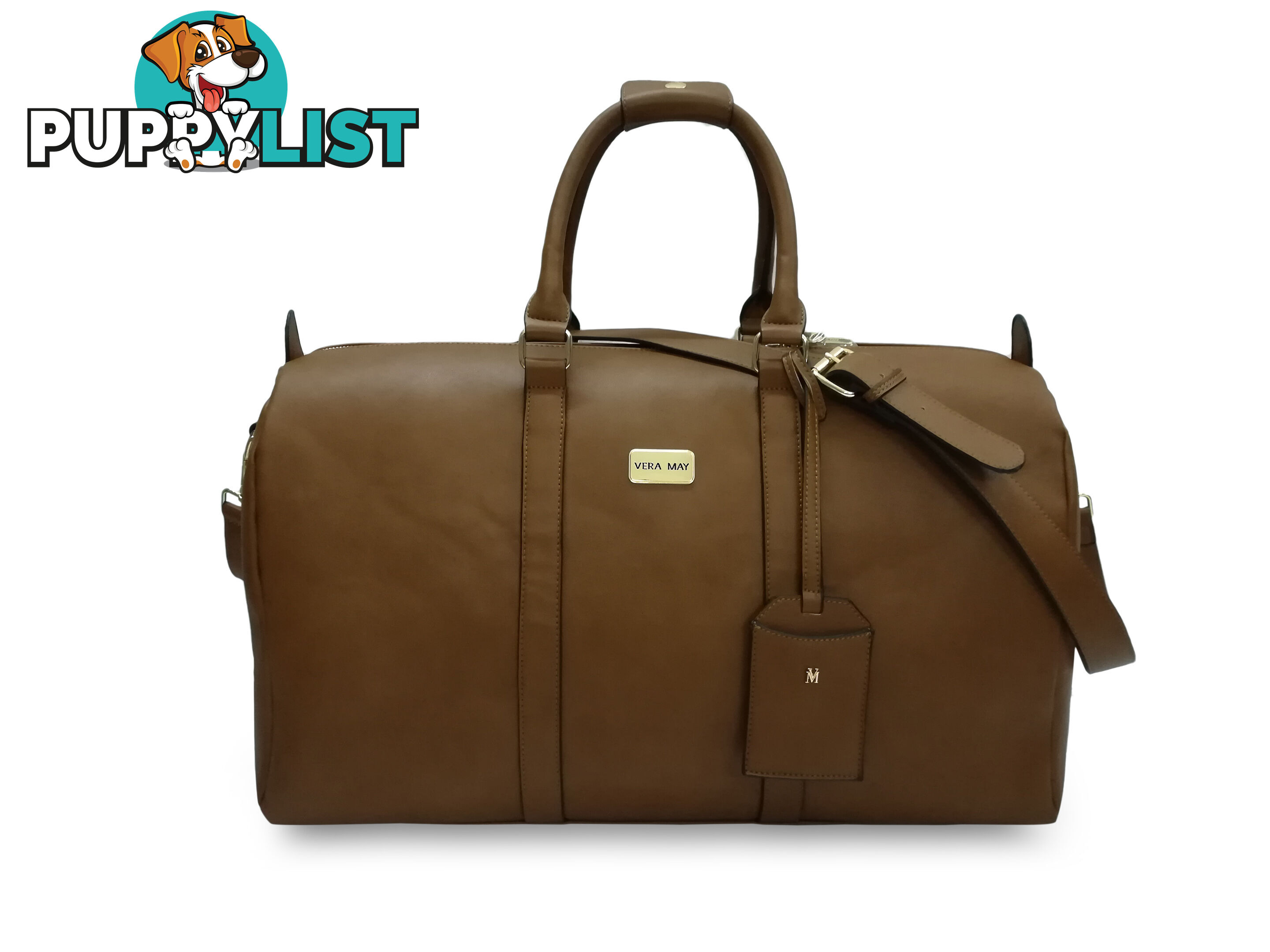 Manila Tan Overnight Duffel  Bag