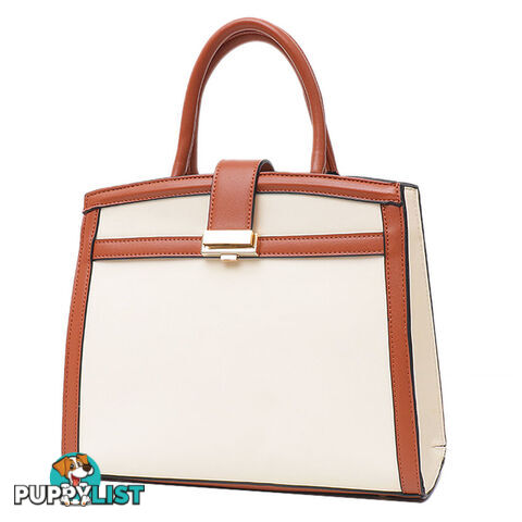 BINKO BEIGE FAUX LEATHER WOMENS HANDBAG