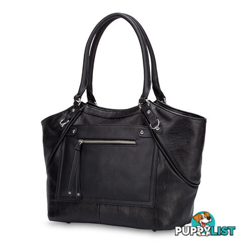 Lunar Black Fashion Handbag Tote