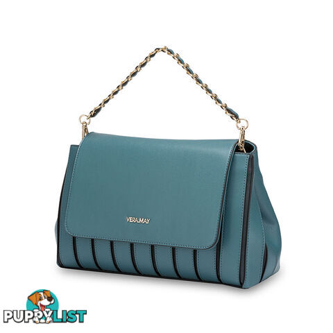 Madison Teal Blue Womens Fashion Satchel Handbag