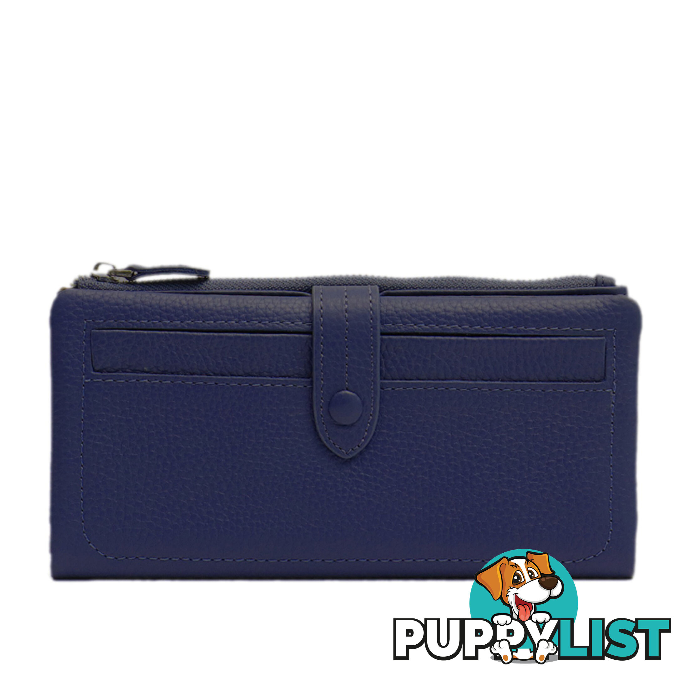 SAWYER Navy Blue Womens Leather Wallet