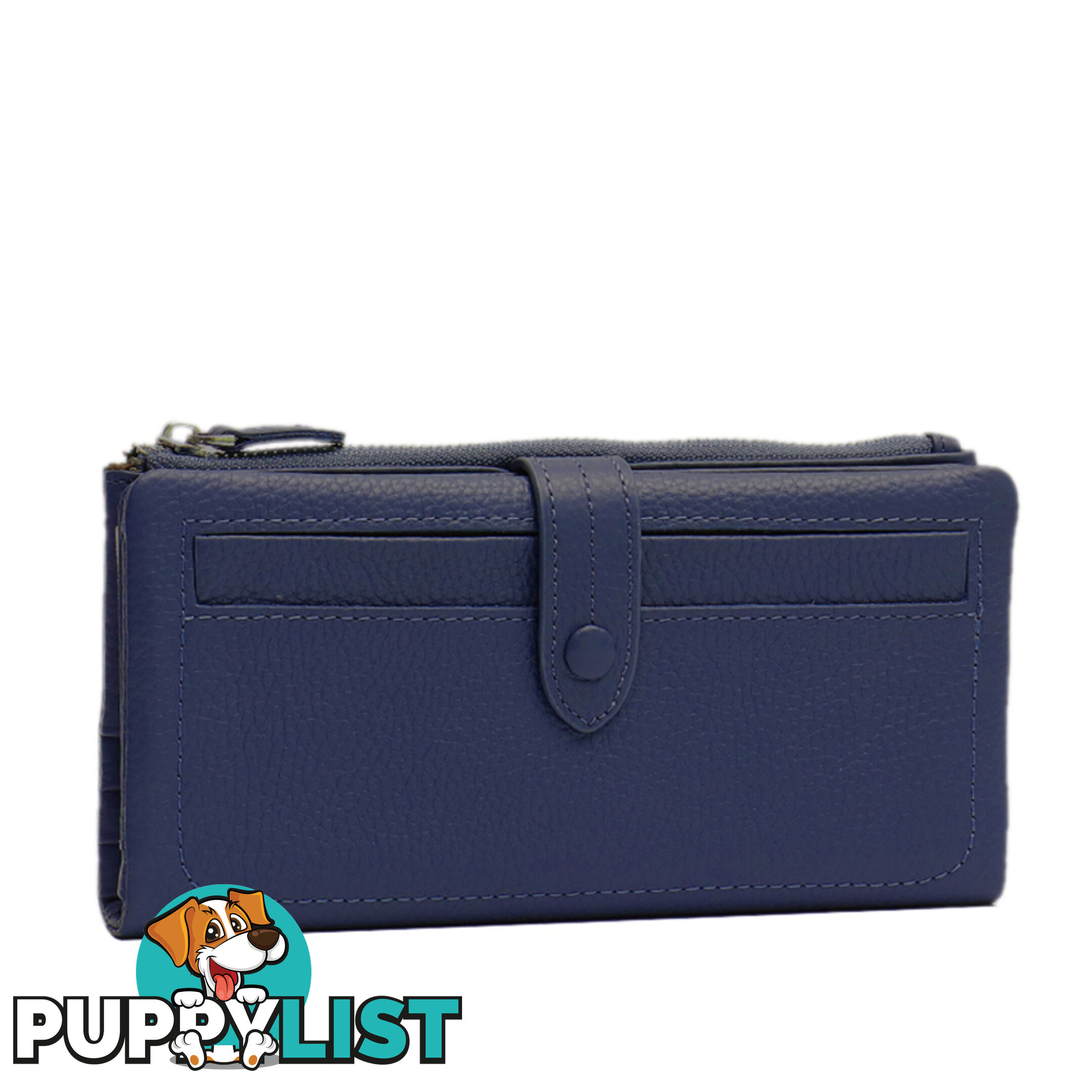 SAWYER Navy Blue Womens Leather Wallet