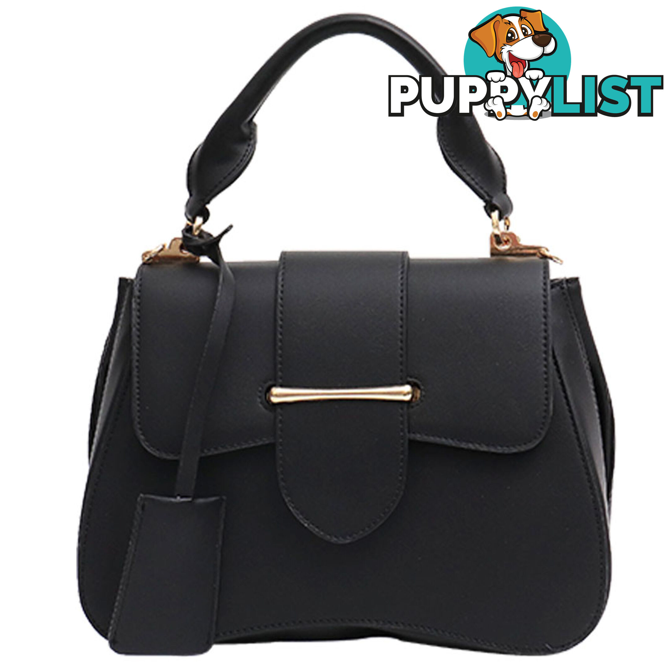 FREE BLACK VEGAN LEATHER WOMENS HANDBAG