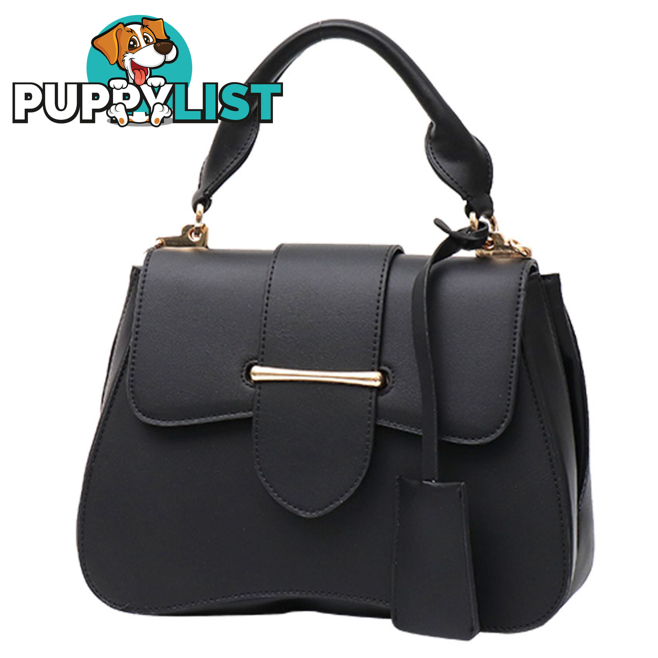 FREE BLACK VEGAN LEATHER WOMENS HANDBAG