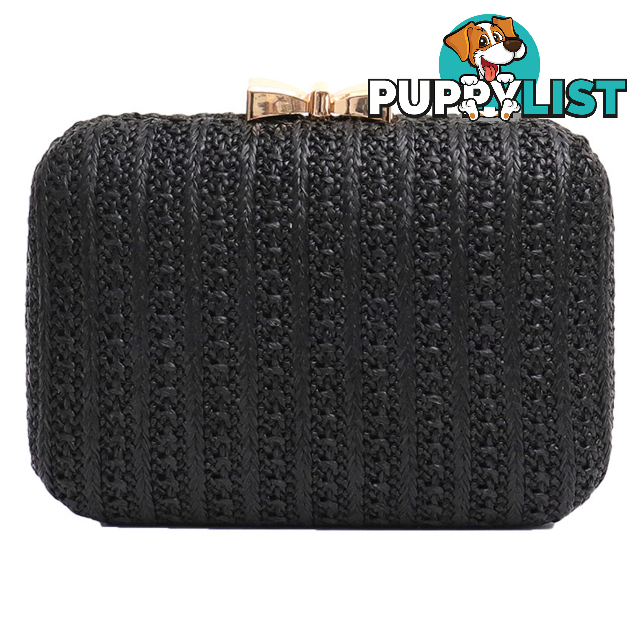 CHARMING BLACK WOMEN'S CLUTCH BAG