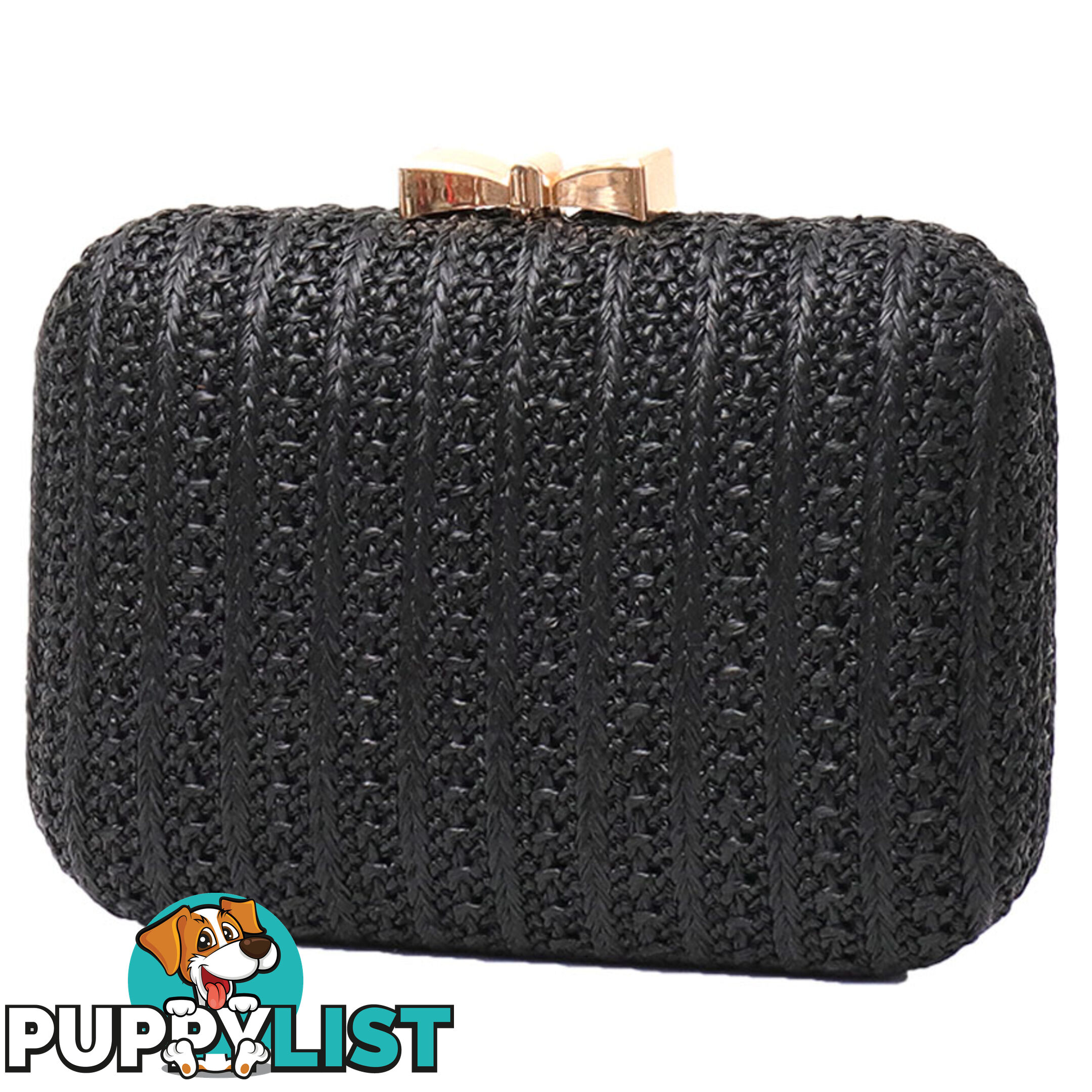 CHARMING BLACK WOMEN'S CLUTCH BAG