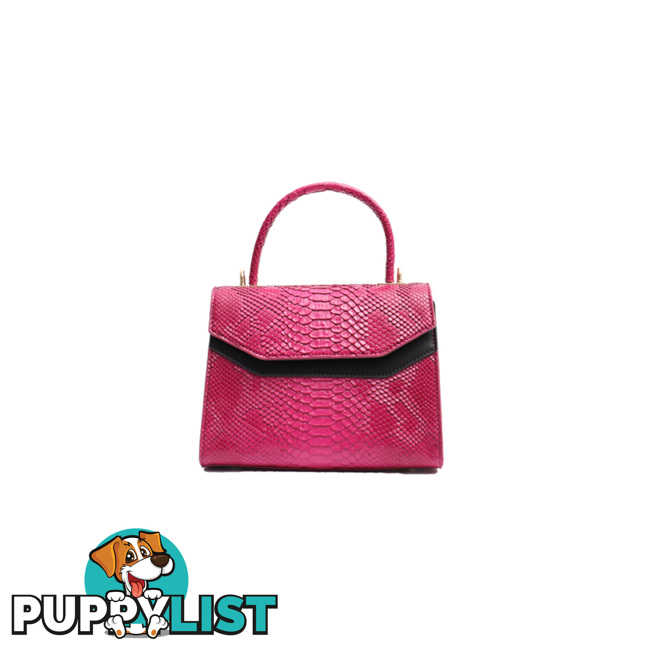 NYA FUSHIA PINK VEGAN LEATHER LADIES HANDBAG