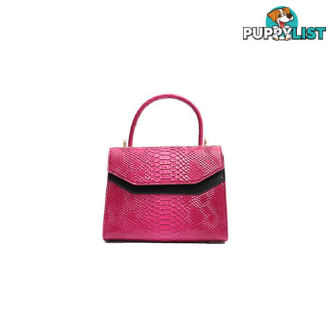 NYA FUSHIA PINK VEGAN LEATHER LADIES HANDBAG