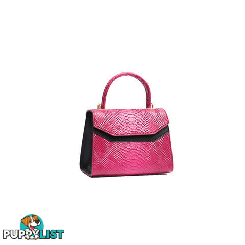 NYA FUSHIA PINK VEGAN LEATHER LADIES HANDBAG