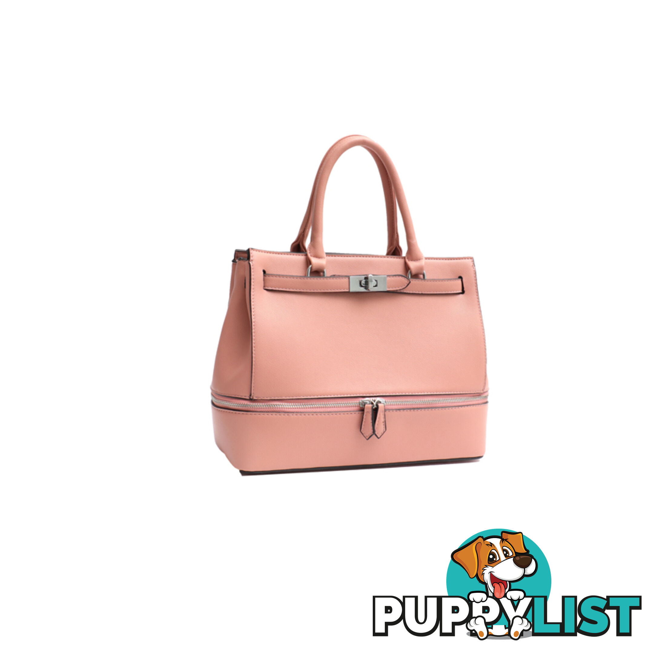 CATH PINK VEGAN LEATHER LADIES HANDBAG