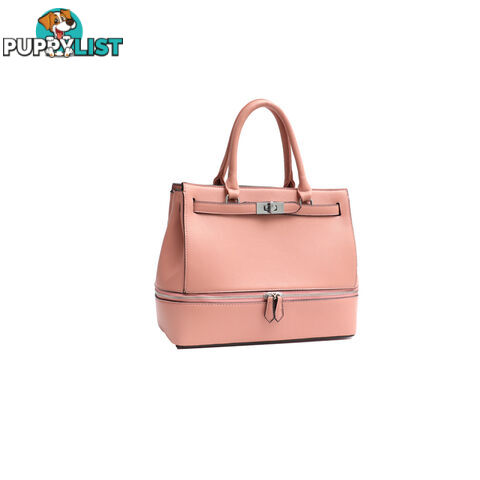 CATH PINK VEGAN LEATHER LADIES HANDBAG