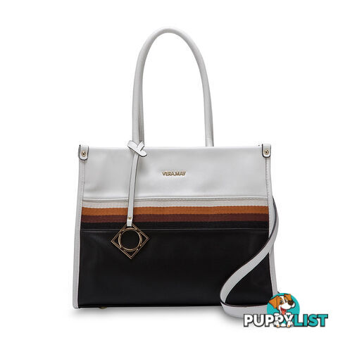 TEGAN White Faux Leather Womens Handbag