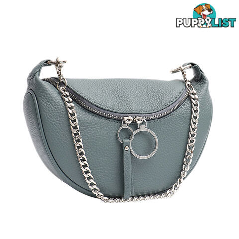 CANDACE TEAL GENUINE LEATHER LADIES HANDBAG