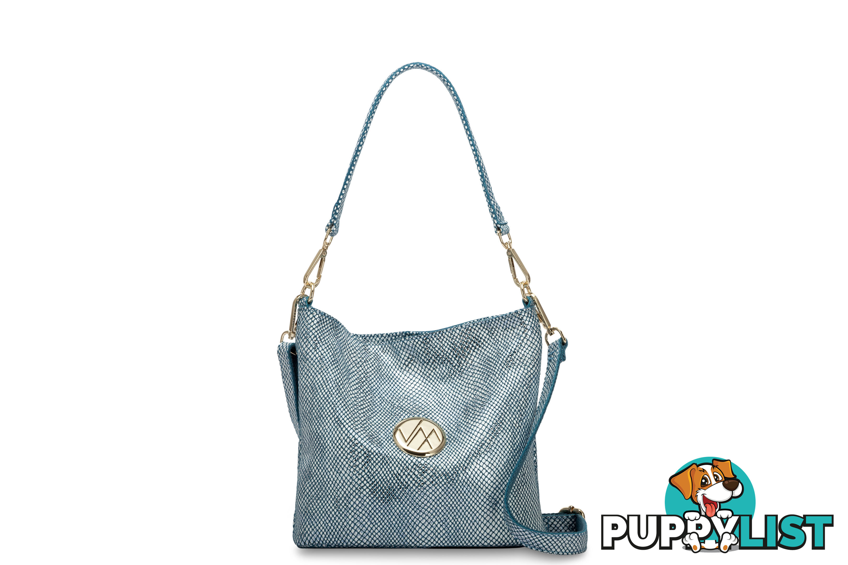 HIBAH BLUE GENUINE LEATHER BAG