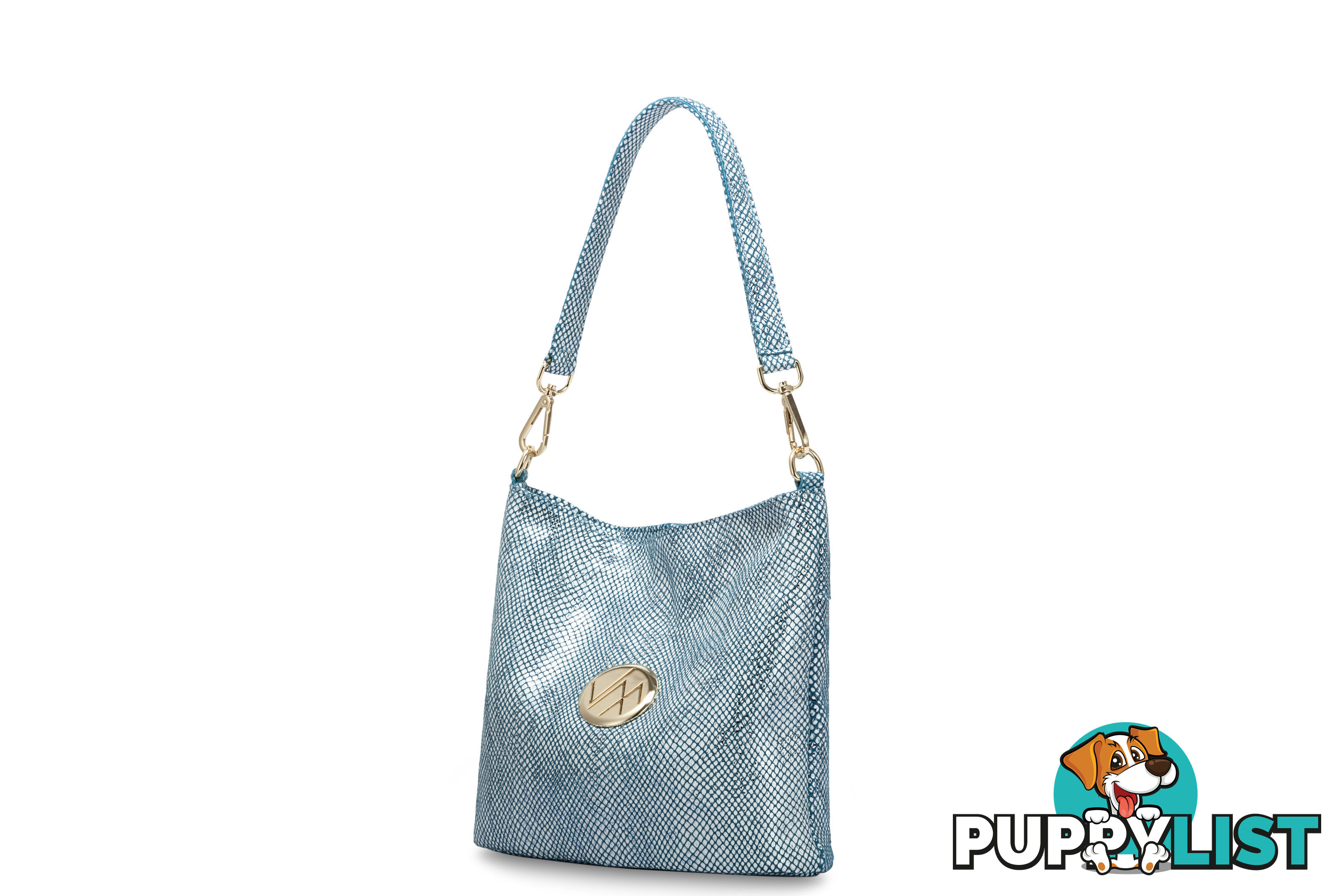 HIBAH BLUE GENUINE LEATHER BAG