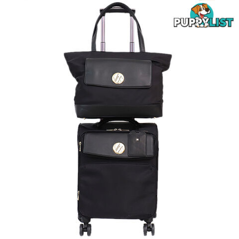 IRELAND SHOULDER BAG AND TROLLEY TRAVEL BAG SET