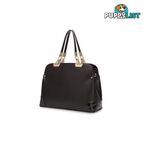 DOMANI Black Womens Classic  Handbag