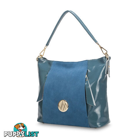 CINTA Teal Genuine Leather Womens Handbag