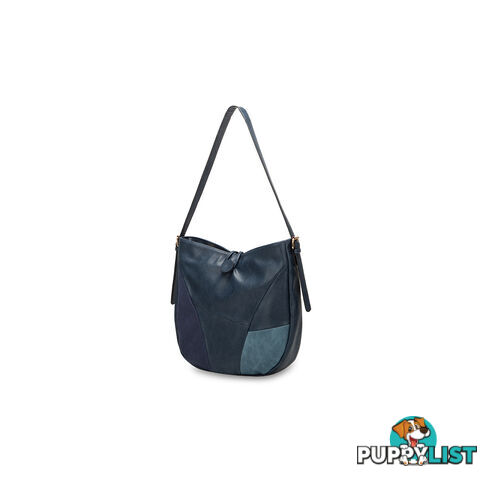 ELARA Denim Blue Patch Womens Fashion Handbag