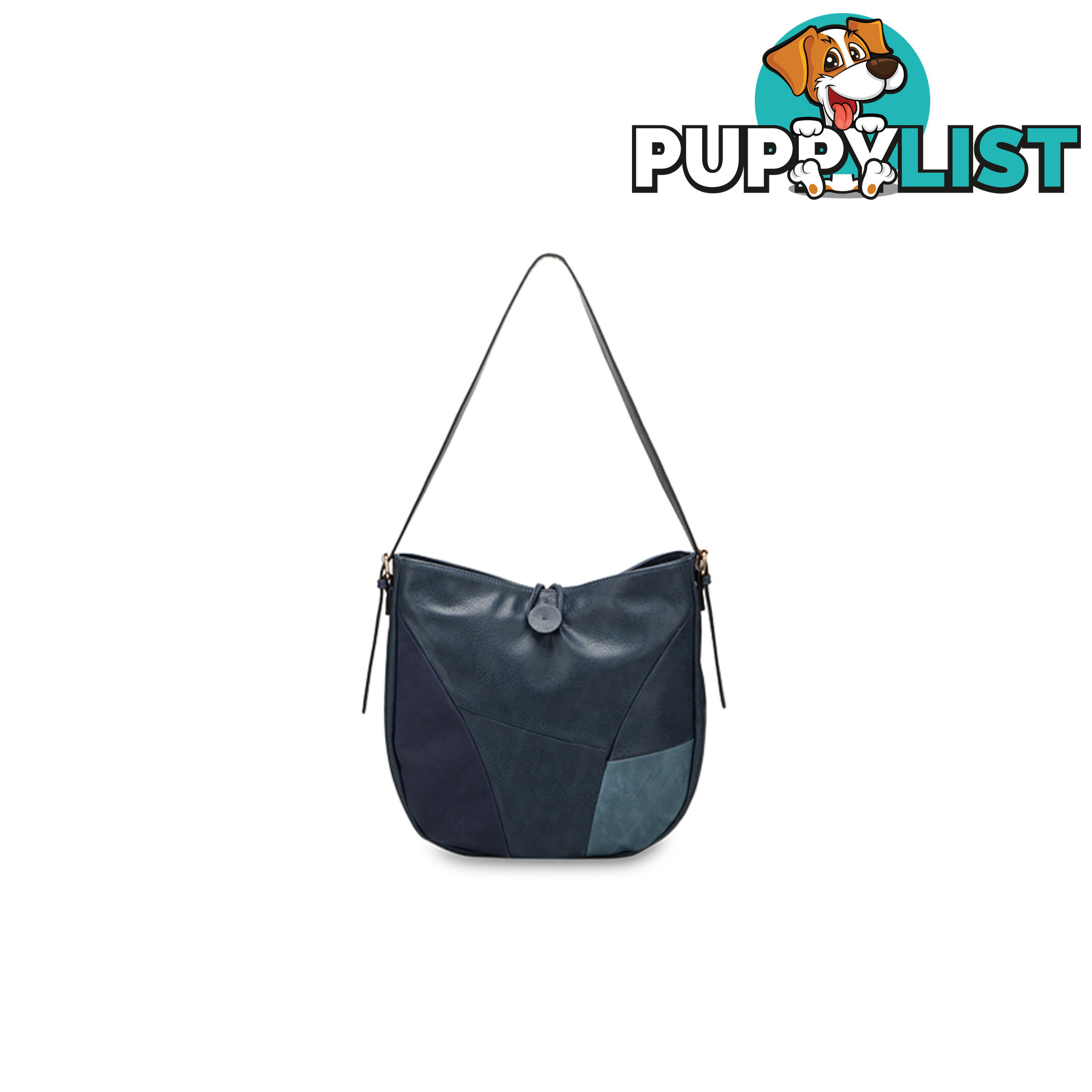 ELARA Denim Blue Patch Womens Fashion Handbag