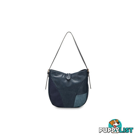 ELARA Denim Blue Patch Womens Fashion Handbag