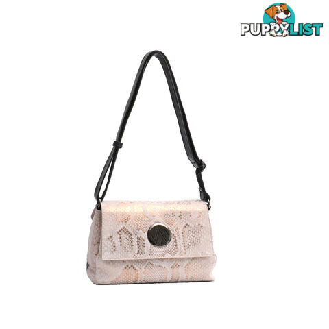 ANIKA BEIGE GENUINE LEATHER LADIES HANDBAG