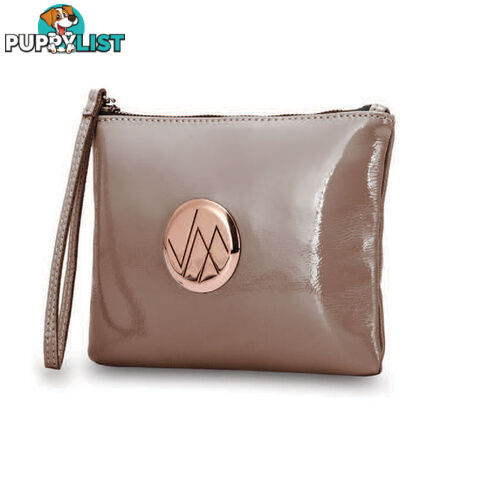 GIA Nutmeg Genuine Leather Clutch Bag