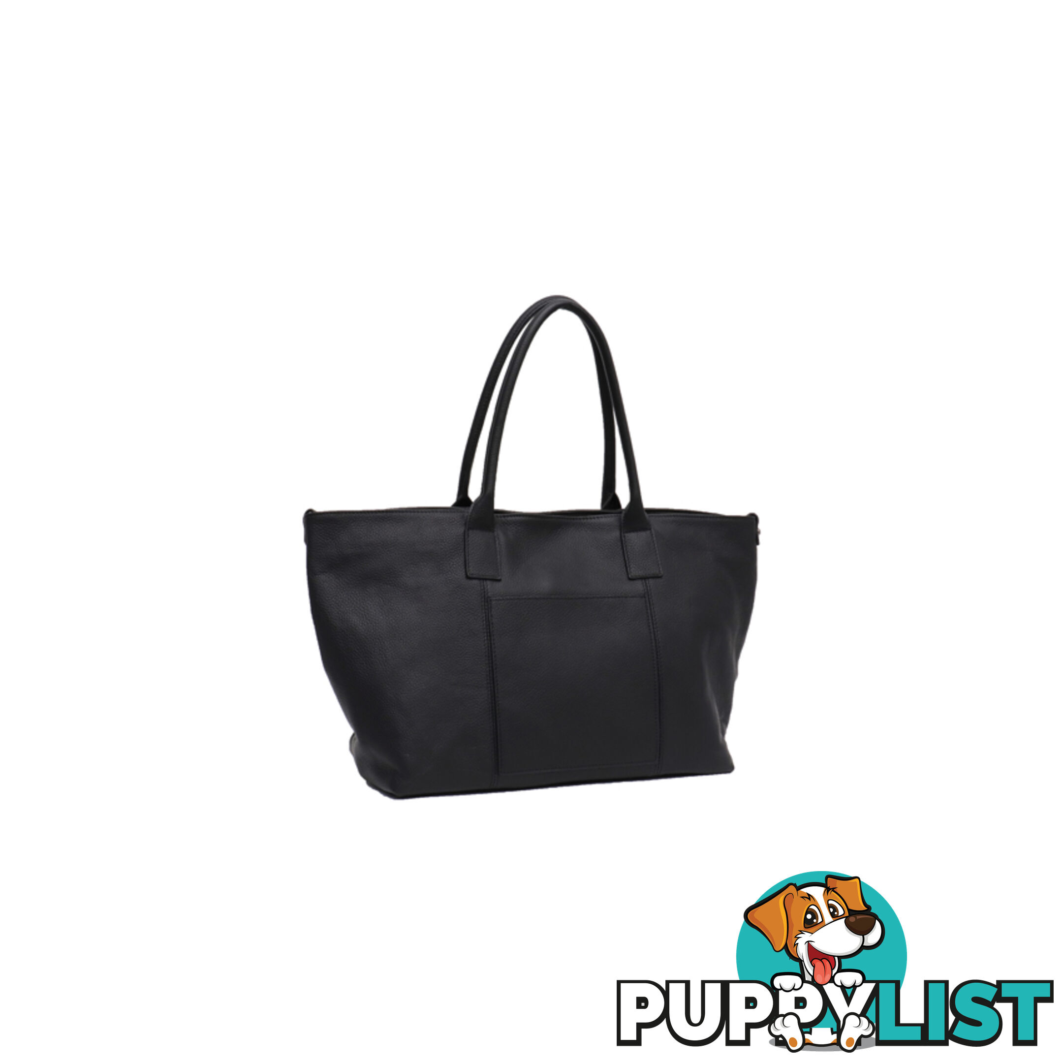 PHOEBE BLACK GENUINE LEATHER LADIES HANDBAG