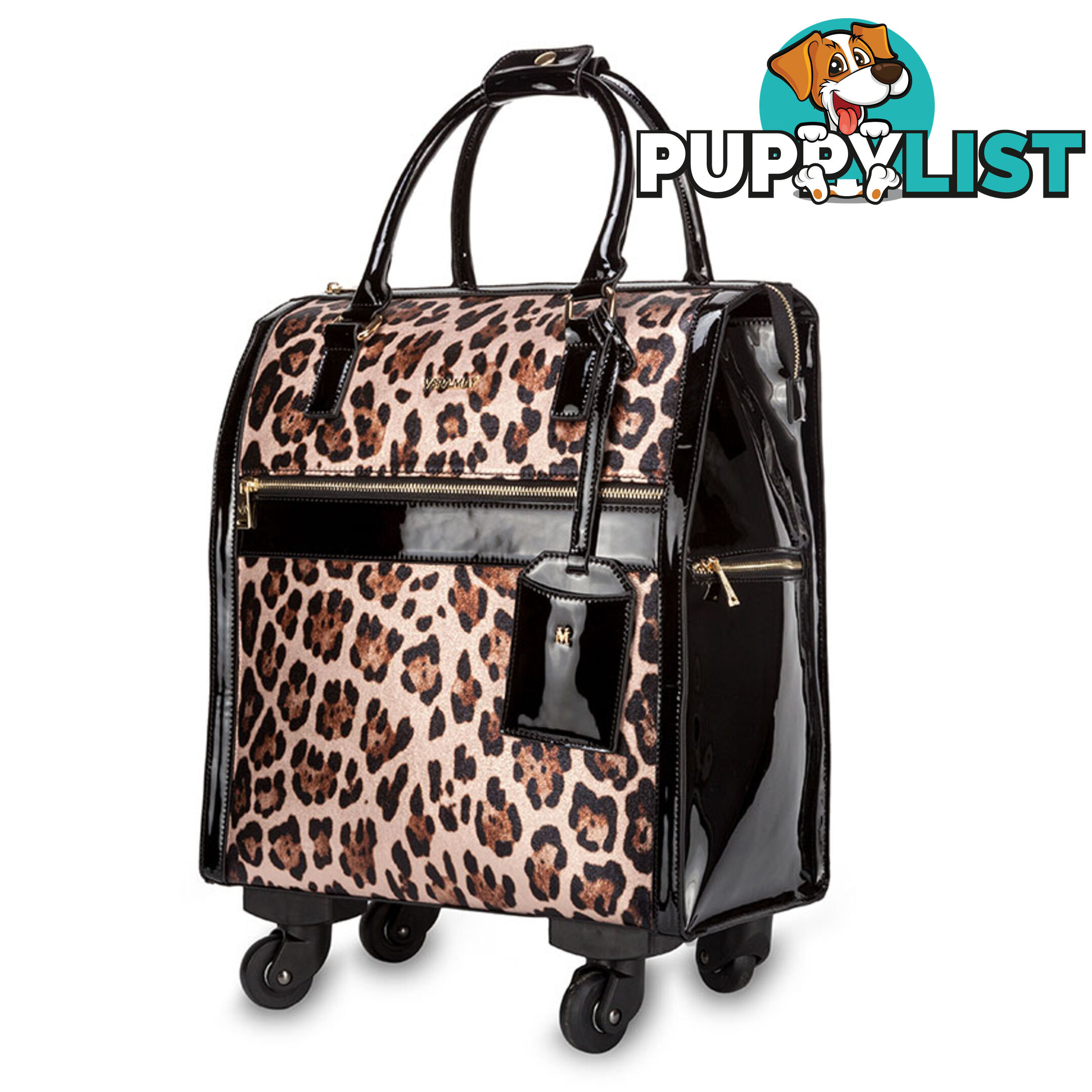 ONTARIO LEOPARD Weekend Overnight Trolley Bag