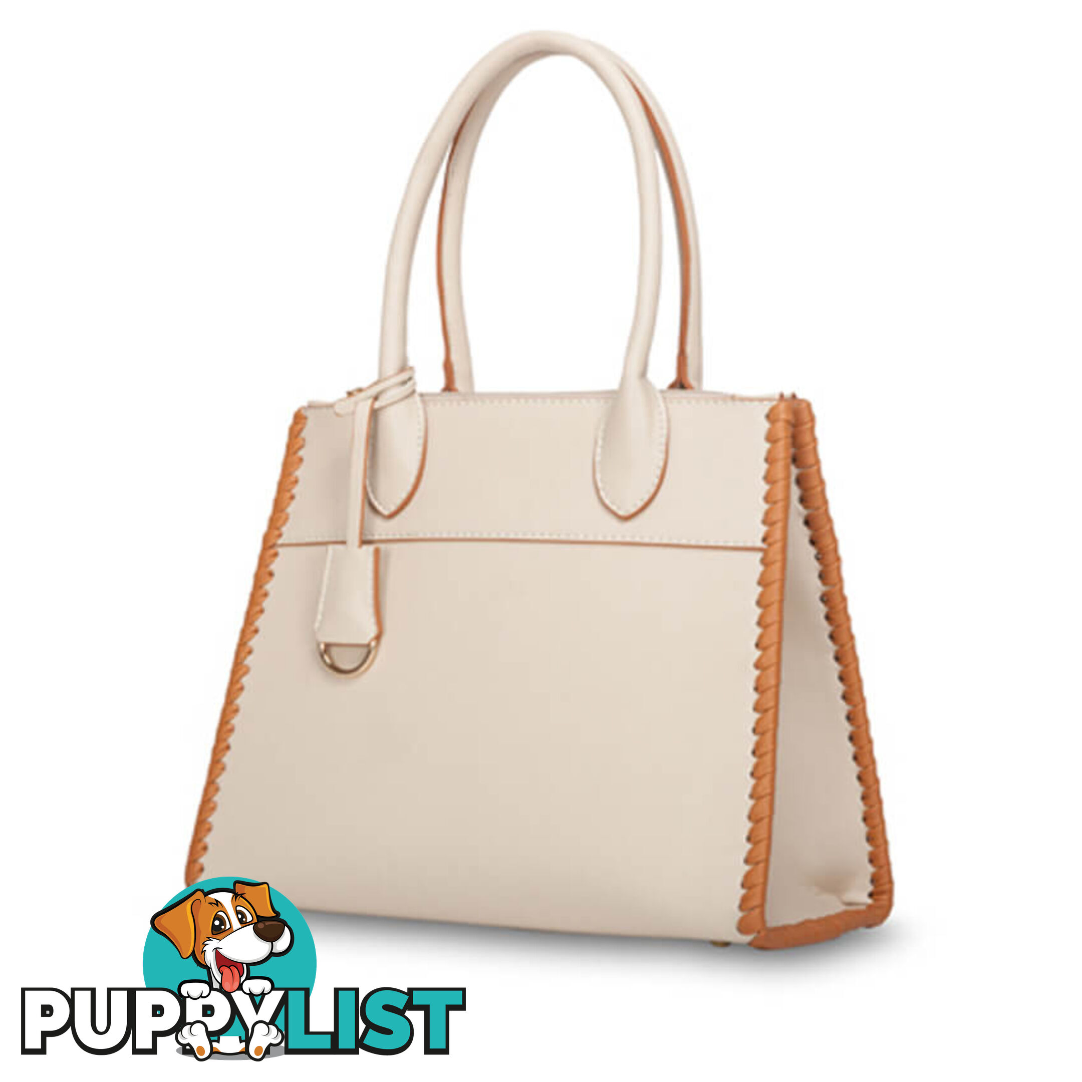 JASMINA Beige Women Handbag