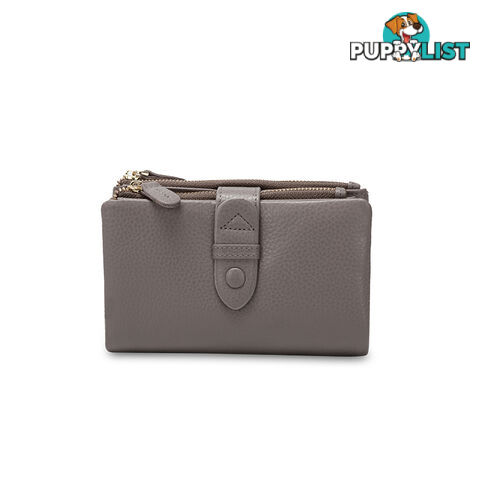 PAYTON Natural Grey Womens Leather Wallet