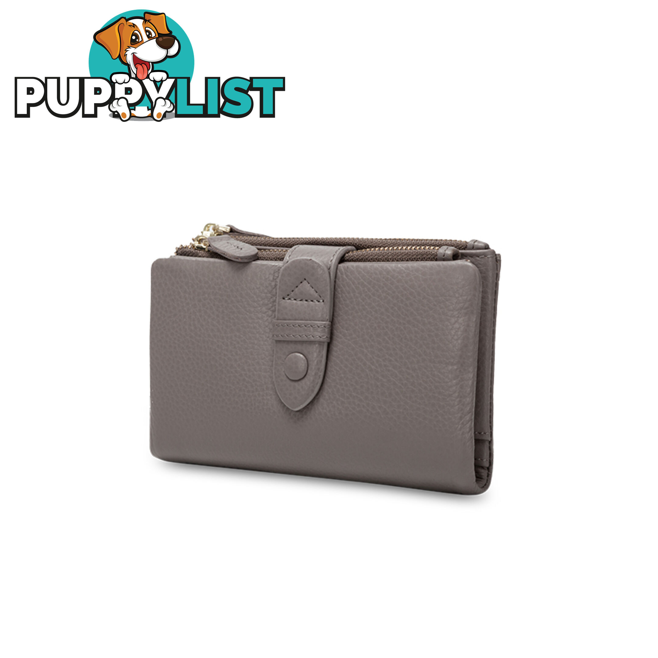 PAYTON Natural Grey Womens Leather Wallet